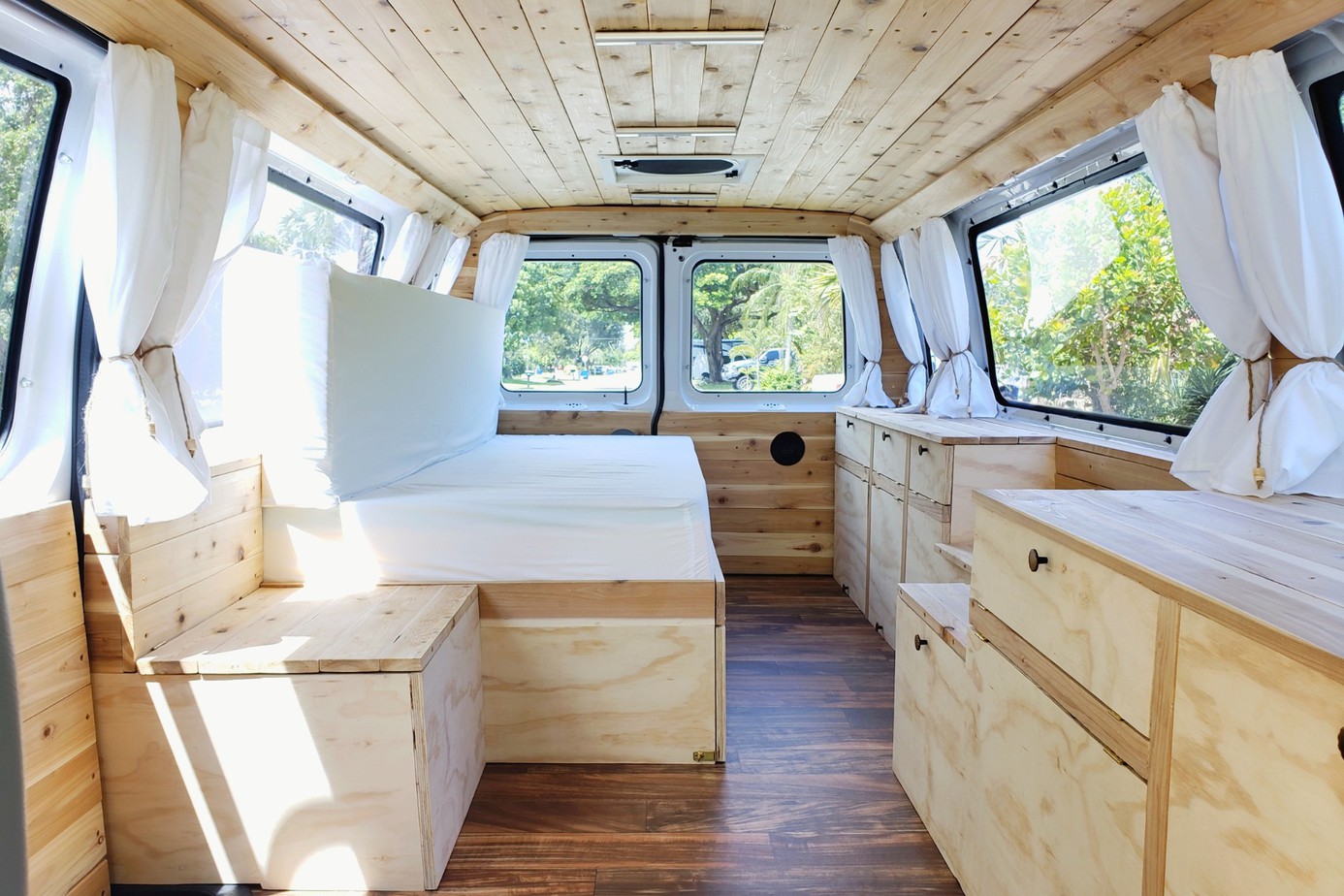 Constructed Camper Van example.